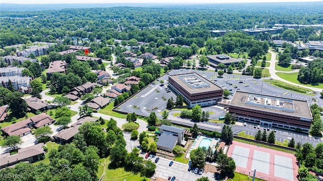 140 Fox Hollow Dr Unit 206C, Mayfield Heights, OH 44124 - aerial view of a heavily wooded area