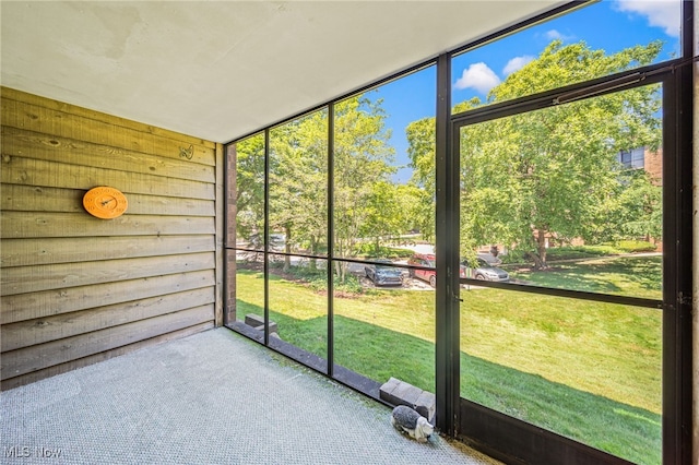 140 Fox Hollow Dr Unit 206C, Mayfield Heights, OH 44124 - unfurnished sunroom with healthy amount of natural light