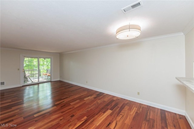 6131 Center St Unit 106, Mentor, OH 44060 - unfurnished room with wood finished floors and crown molding