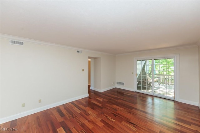 6131 Center St Unit 106, Mentor, OH 44060 - unfurnished room featuring wood finished floors and crown molding