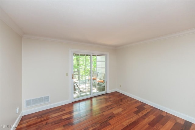 6131 Center St Unit 106, Mentor, OH 44060 - unfurnished room with wood finished floors and crown molding