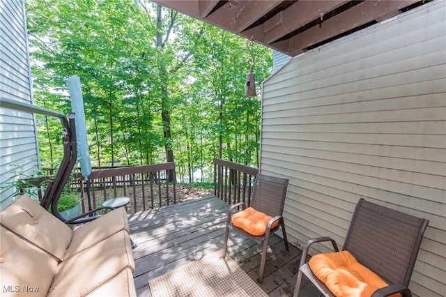 6131 Center St Unit 106, Mentor, OH 44060 - view of wooden deck