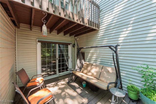 6131 Center St Unit 106, Mentor, OH 44060 - view of wooden terrace