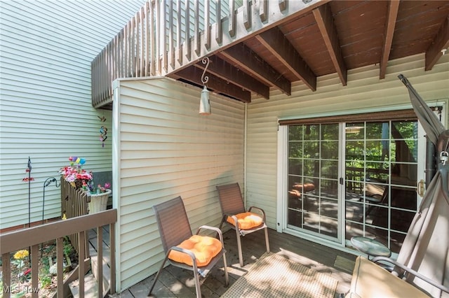 6131 Center St Unit 106, Mentor, OH 44060 - view of wooden deck