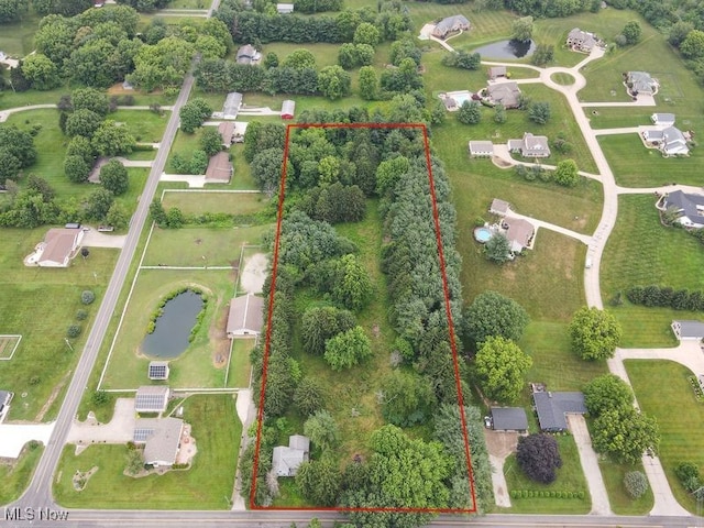 1811 Randolph Rd, Mogadore, OH 44260 - aerial overview of property's location featuring property parcel outlined