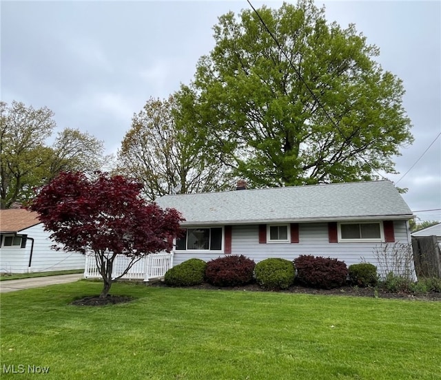 30115 Regent Rd, Wickliffe, OH 44092 - view of front of home with a front lawn