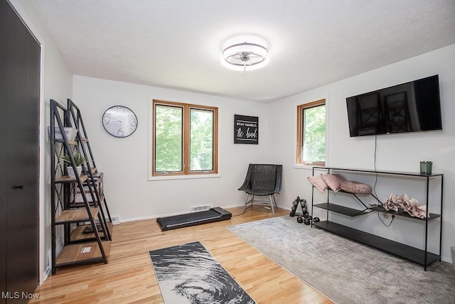 4280 Som Center Rd, Moreland Hills, OH 44022 - exercise area with wood finished floors