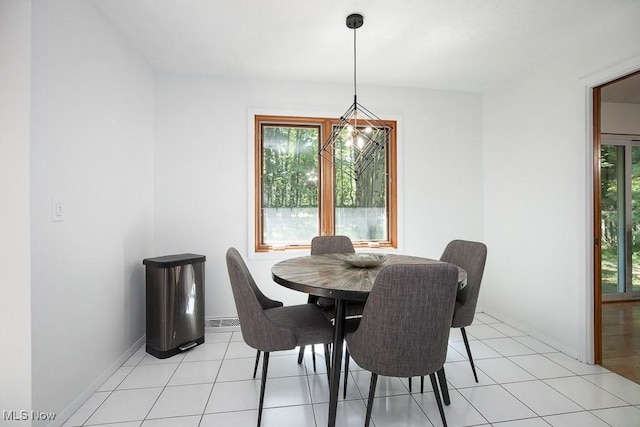 4280 Som Center Rd, Moreland Hills, OH 44022 - dining space featuring healthy amount of natural light and light tile patterned floors