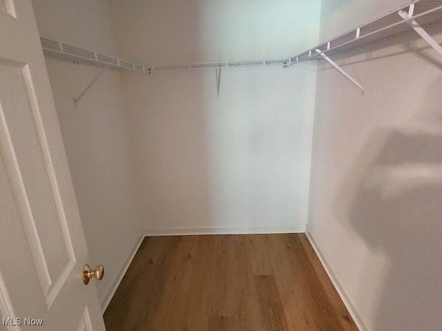 422 Dartmouth Trl, Sagamore Hills, OH 44067 - walk in closet with wood finished floors