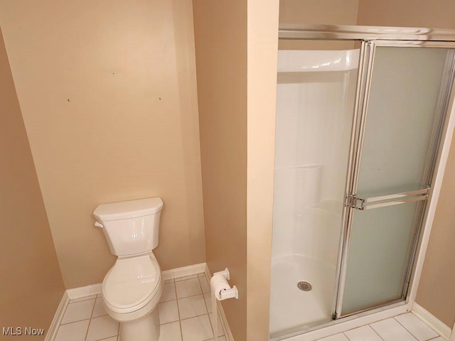 422 Dartmouth Trl, Sagamore Hills, OH 44067 - bathroom with a shower stall and tile patterned floors