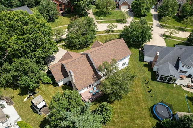 302 Brookpoint Cir, Wadsworth, OH 44281 - aerial perspective of suburban area