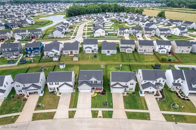 37282 Amber Way N, Ridgeville, OH 44039 - aerial view of residential area featuring a nearby body of water