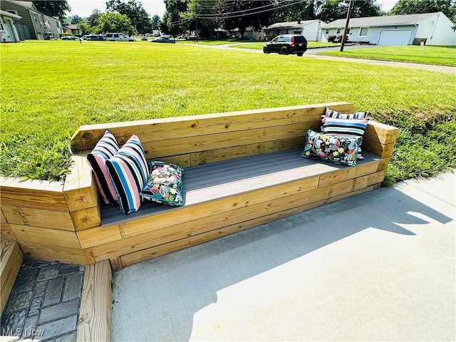 4235 Patricia Ave, Austintown, OH 44511 - wooden terrace with a yard