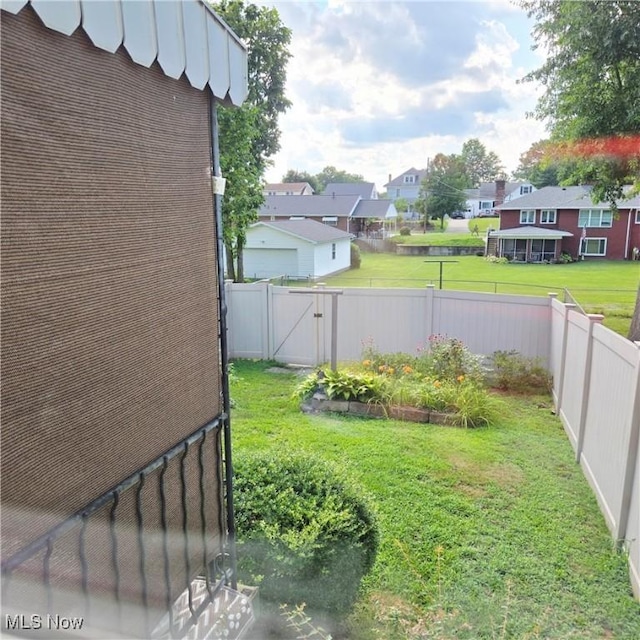 3303 Hemlock St, Parkersburg, WV 26101 - fenced backyard featuring a residential view and a gate