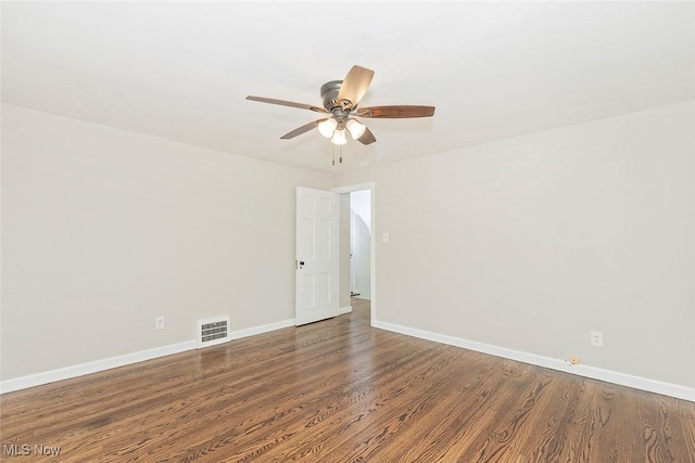 4030 Silsby Rd, University Heights, OH 44118 - unfurnished room with wood finished floors and ceiling fan