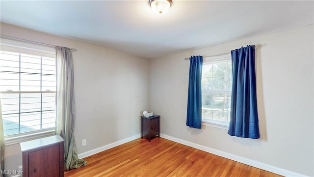 3622 Northcliffe Rd, University Heights, OH 44118 - spare room with light wood-style flooring and baseboards