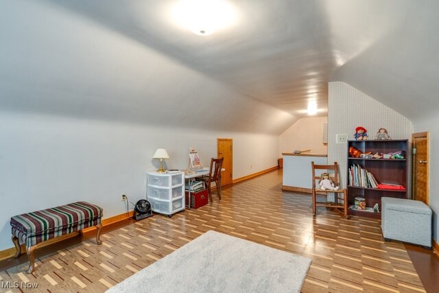 2207 Robinhood Dr, Wooster, OH 44691 - bonus room featuring lofted ceiling and baseboards