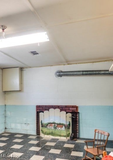 2207 Robinhood Dr, Wooster, OH 44691 - garage with concrete block wall