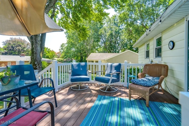 2207 Robinhood Dr, Wooster, OH 44691 - view of deck