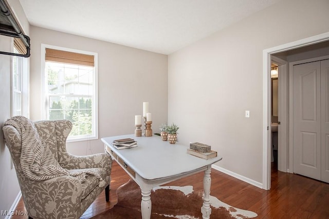 31008 Logan Ct, Westlake, OH 44145 - office area featuring wood finished floors and baseboards