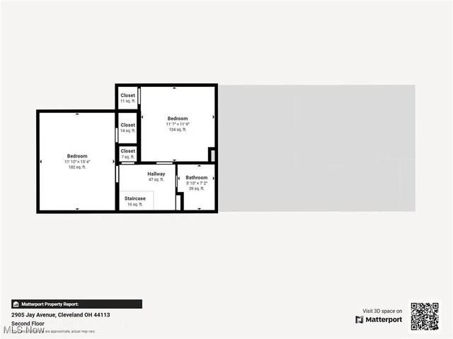 2905 Jay Ave, Cleveland, OH 44113 - view of floor plan / room layout