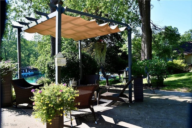 1511 Lake Front Dr, Salem, OH 44460 - view of community with a pergola and a patio area