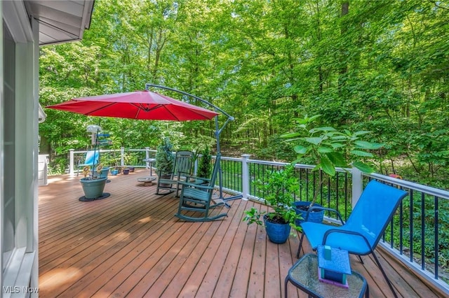 949 S Medina Line Rd, Wadsworth, OH 44281 - view of wooden deck