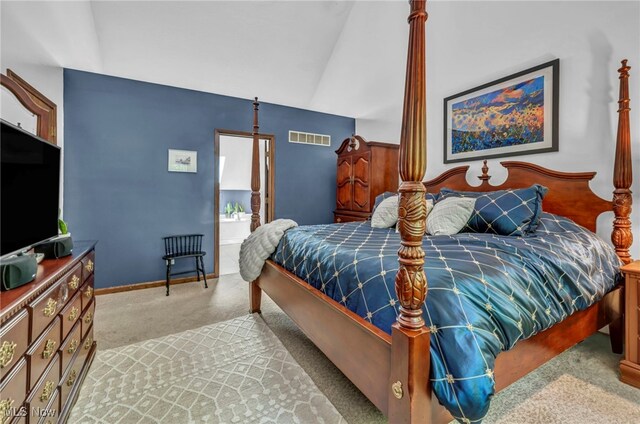 949 S Medina Line Rd, Wadsworth, OH 44281 - carpeted bedroom featuring lofted ceiling and baseboards