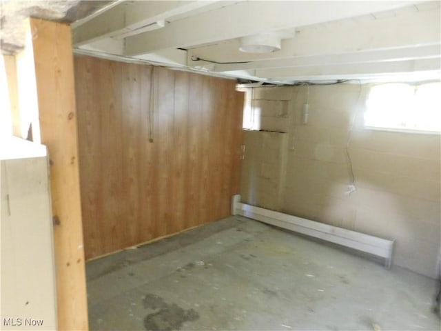 30051 Regent Rd, Wickliffe, OH 44092 - below grade area with baseboard heating and healthy amount of natural light