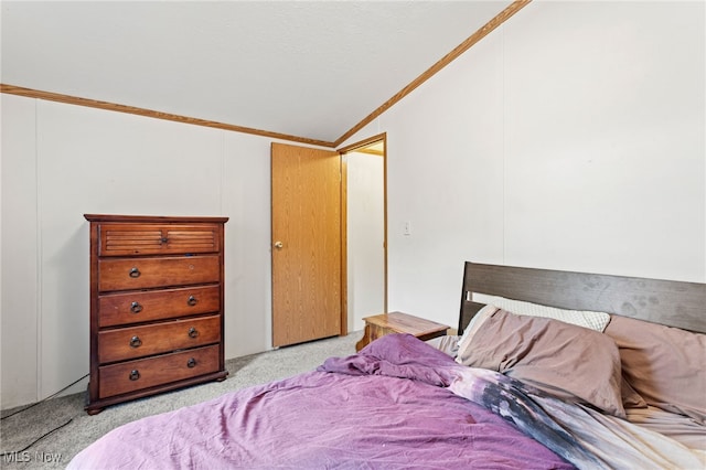 11 Brookins Dr, Olmsted Twp, OH 44138 - bedroom featuring lofted ceiling, light colored carpet, and crown molding