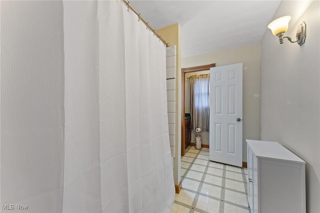1500 Furnace St, Mineral Ridge, OH 44440 - full bathroom with tile patterned floors and curtained shower
