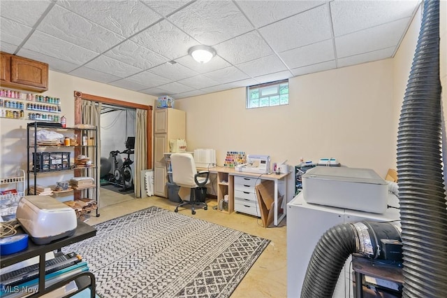 1500 Furnace St, Mineral Ridge, OH 44440 - office space featuring a paneled ceiling