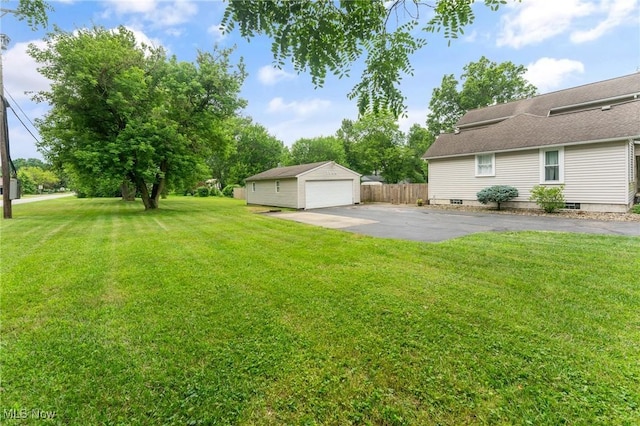1500 Furnace St, Mineral Ridge, OH 44440 - view of yard with a garage and an outbuilding