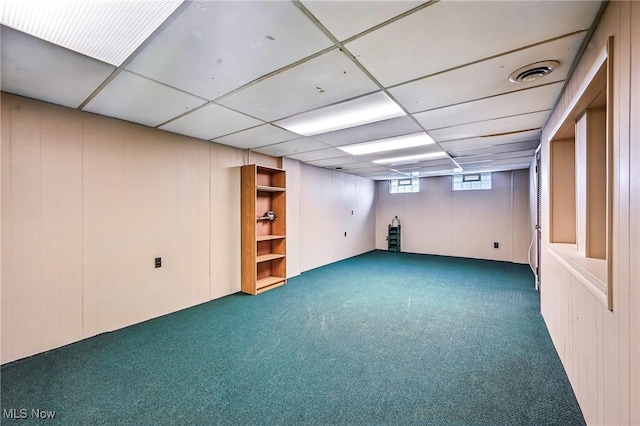 1808 Depot Rd, Salem, OH 44460 - below grade area with carpet