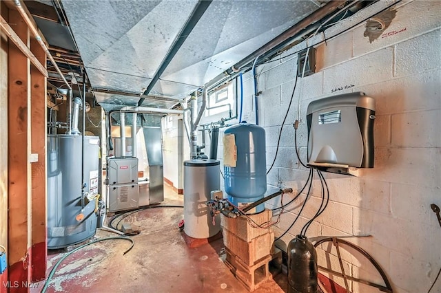1808 Depot Rd, Salem, OH 44460 - utilities featuring water heater and heating unit