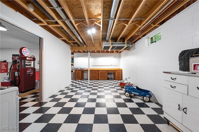 10400 Stoneacre St NW, Canal Fulton, OH 44614 - basement featuring dark flooring