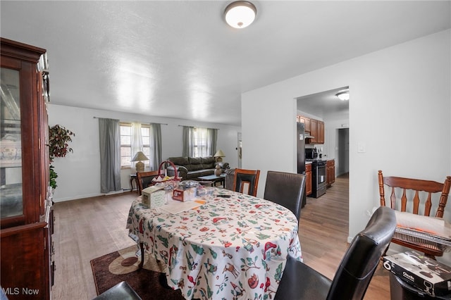 127 Brush Rd, Richmond Heights, OH 44143 - dining space featuring light wood-style flooring and baseboards