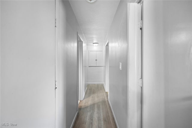 127 Brush Rd, Richmond Heights, OH 44143 - corridor with wood finished floors and attic access