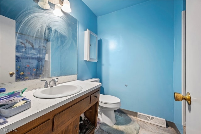 127 Brush Rd, Richmond Heights, OH 44143 - bathroom with toilet and vanity