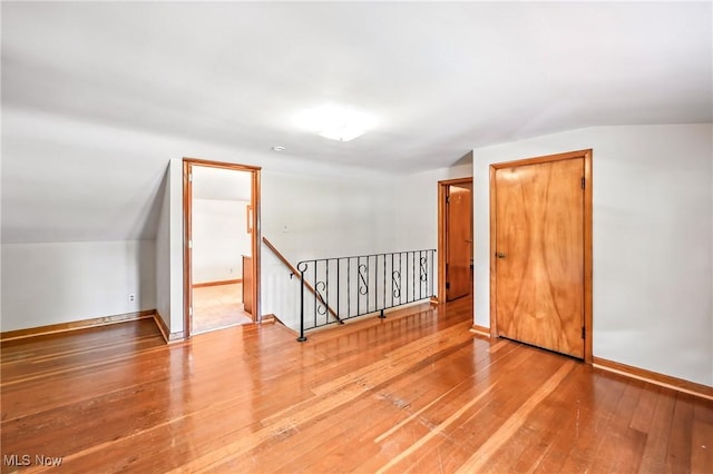 1683 Ridgewood Dr, Salem, OH 44460 - additional living space with lofted ceiling and wood-type flooring