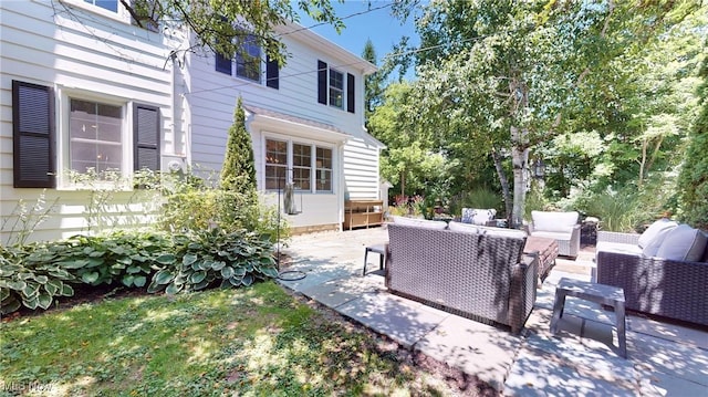 43 S St, Chagrin Falls, OH 44022 - view of patio with an outdoor living space