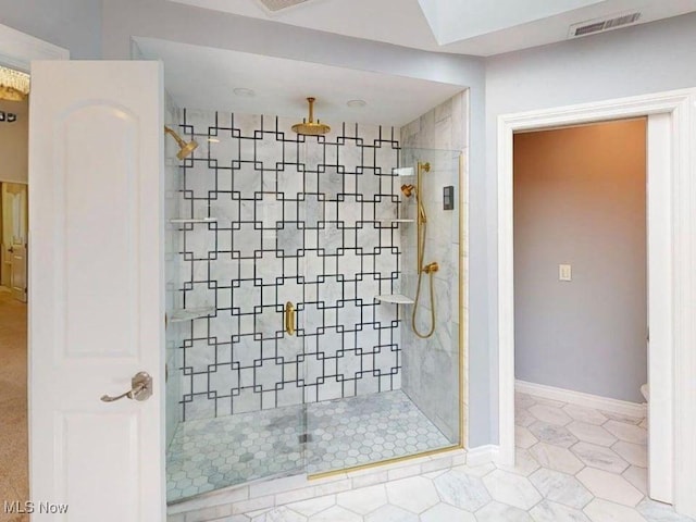 2474 Ginger Wren Rd, Pepper Pike, OH 44124 - full bath featuring a stall shower and tile patterned floors