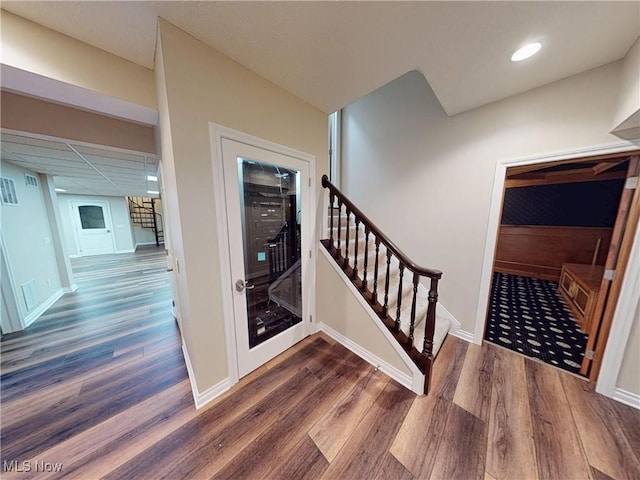 2474 Ginger Wren Rd, Pepper Pike, OH 44124 - stairway with wood finished floors