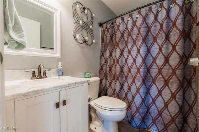 1582 Hilda Ave, Lakemore, OH 44250 - bathroom with vanity and a shower with curtain