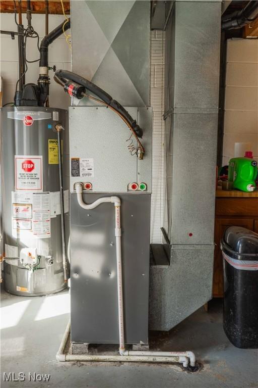 1582 Hilda Ave, Lakemore, OH 44250 - utilities with water heater