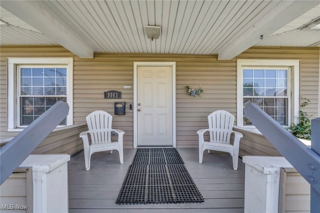 3303 Tuxedo Ave, Parma, OH 44134 - view of wooden porch