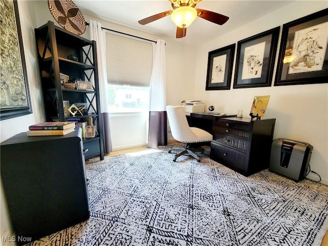 2977 Pirates Cv, Aurora, OH 44202 - office space featuring a ceiling fan