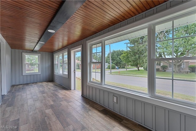 533 12th St, Campbell, OH 44405 - unfurnished sunroom with wood finished floors