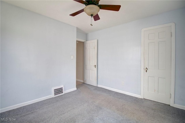 4606 Maplecrest Ave, Parma, OH 44134 - unfurnished bedroom with carpet floors and a ceiling fan