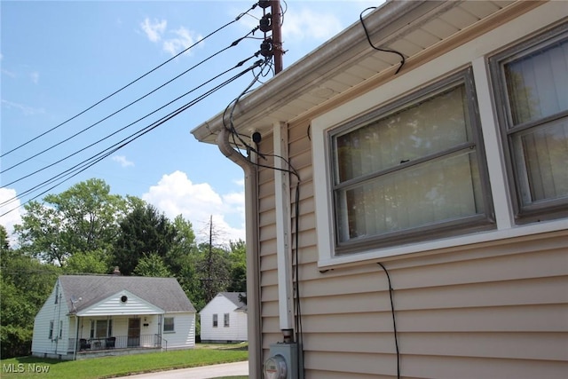 72 S Hartford Ave, Youngstown, OH 44509 - exterior view of electric meter